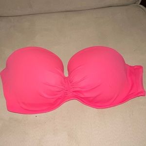 VS PINK bathing suit top strapless